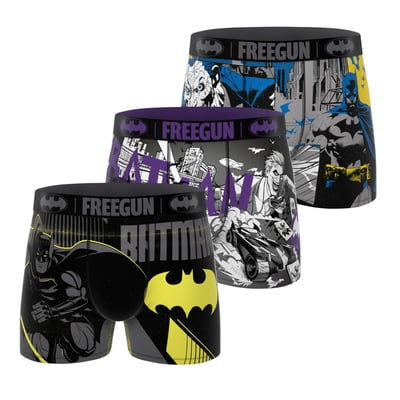 Lot De 3 Boxers Dc Comics FREEGUN