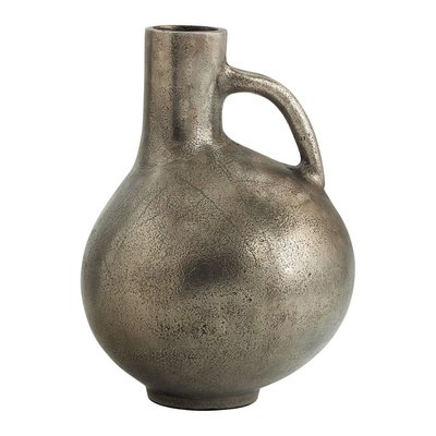 Bouteille décorative métal BLANC D’IVOIRE