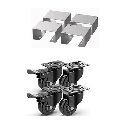 Kit roues pour meuble de cuisine d'extérieur LE MARQUIER