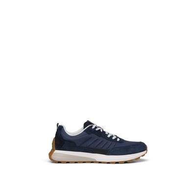 Sneaker modèle Maxi en cuir de vache et polyester recyclé MARC O'POLO