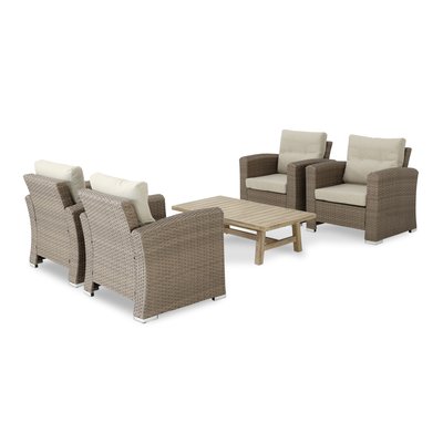 Salon de jardin 4 places, BOLONIA & SIENA DEFORA HOME