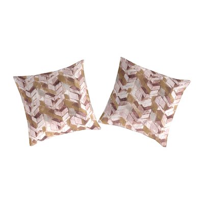 2 Taies d'oreiller en coton NUNET GUY LAROCHE