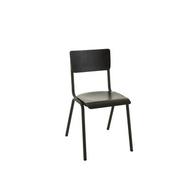 Chaise en bois et métal (lot de 2) - CHARLEMAGNE HELLIN, DEPUIS 1862