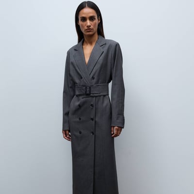 Robe tailleur cintrée unie MONOPRIX