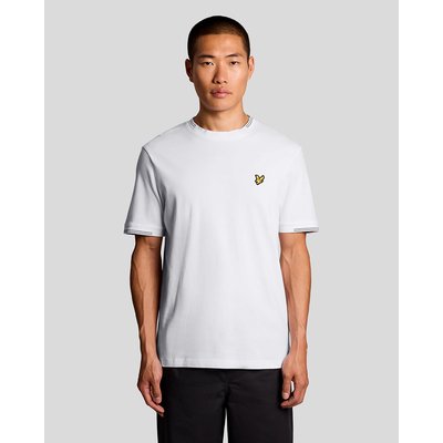 T-shirt en coton fin à liserés contrastés LYLE & SCOTT