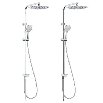 Lot de 2 colonnes de douche sans robinet, ICONE SENSEA