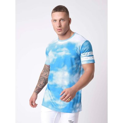 T-shirt impression nuage abstrait pois PROJECT X