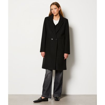 Manteau long boutonné avec laine VICTOIRE ETAM