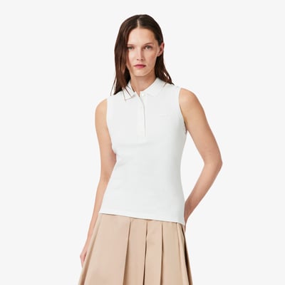 Polo L.12.D slim fit sans manche stretch LACOSTE