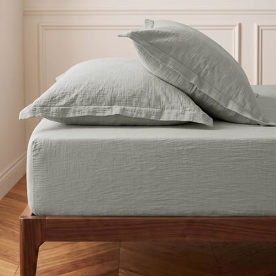 Drap housse en gaze de coton bonnet 30 cm LOFT SENSEI MAISON