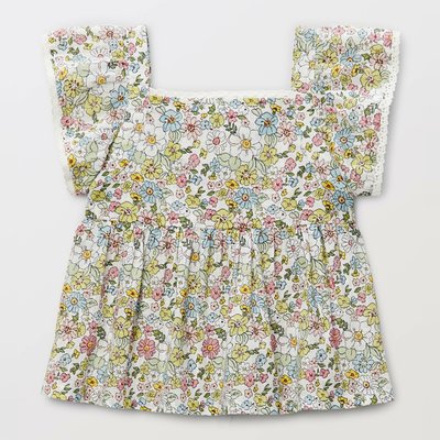 Blouse sans manches imprimée en coton BIO GOTS BOUT'CHOU
