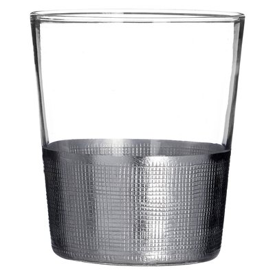 Set of 2 Chrome/Glass Coffee Mugs SO'HOME