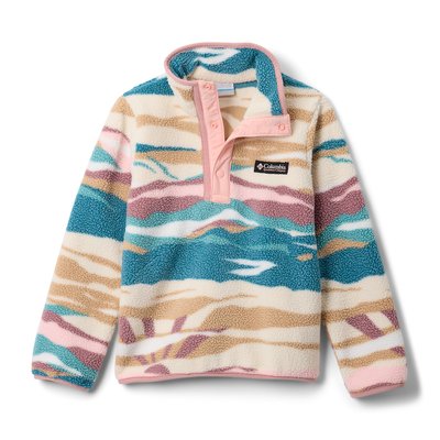 Graphic High Neck Fleece Jumper with Press Studs COLUMBIA