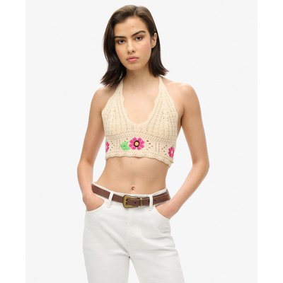 Brassière en crochet à fleurs SUPERDRY