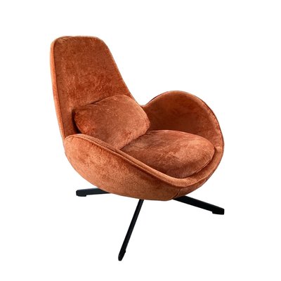 Fauteuil rotatif en velours - SPACE MATHI DESIGN