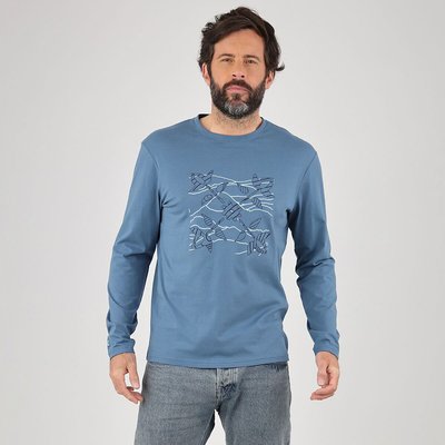Bedrucktes Shirt, lange Ärmel OXBOW
