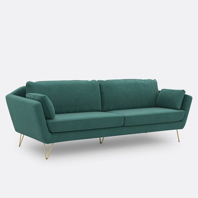 Canapé velours 3, 4 ou 5 places, TOPIM LA REDOUTE INTERIEURS