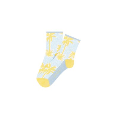 Chaussettes en coton imprimé Palmier ARTHUR
