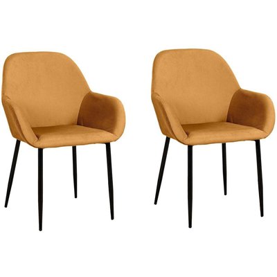 Fauteuil en velours cotelé Giulia (Lot de 2) CMP