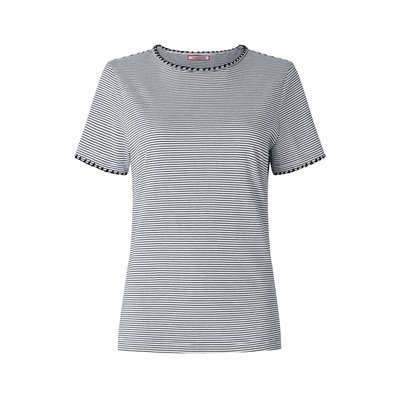 T-shirt rayé en jersey à col rond JOE BROWNS