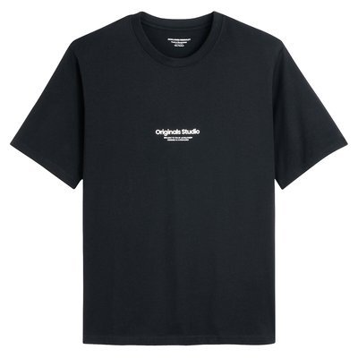 T-shirt girocollo con logo JACK & JONES