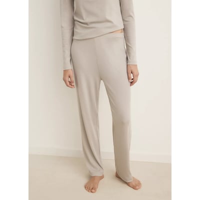 Pantalon de pyjama maille côtelée MANGO