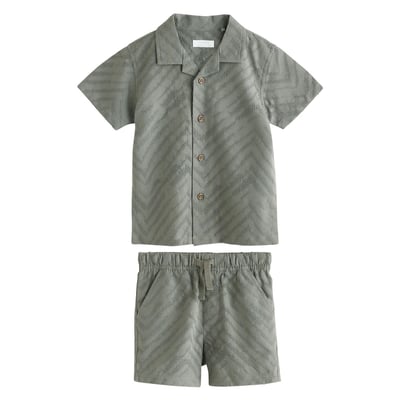 Short et chemise texturée à manches courtes NEXT