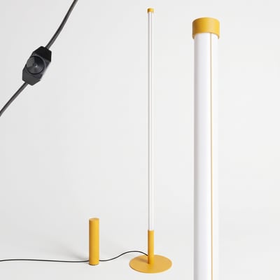 Lampadaire Jaune LED 1 Trang EDEN