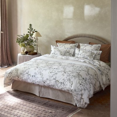 Housse de couette imprimée en satin de coton bio, CHARME ALEXANDRE TURPAULT