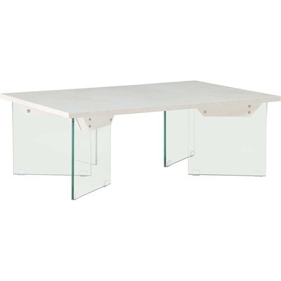 Table basse 120 x 80 cm pieds en verre Ester VENTURE HOME