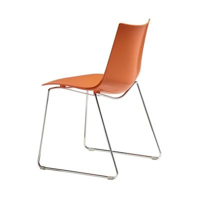 Lot de 2 chaises Zebra avec pied luge par Scab SCAB DESIGN
