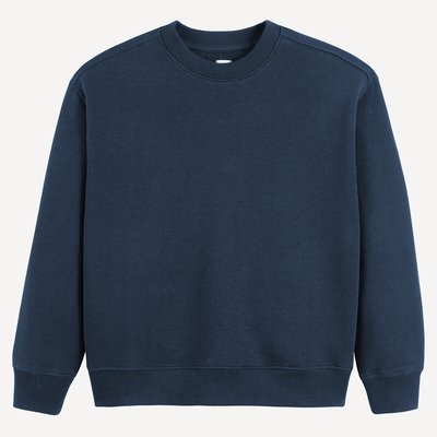 Sweat col rond, en molleton LA REDOUTE COLLECTIONS