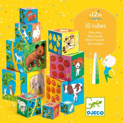 Cubes Premier âge Mes amis DJECO