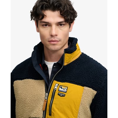 Polaire Zippée Rétro Color Block SUPERDRY