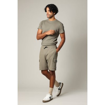 Short en coton gaufré à la taille élastiquée avec cordon HOBART DEELUXE