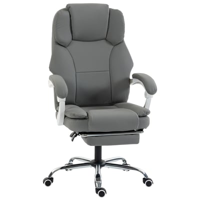 Chaise de bureau Cuir synthétique adapté aux HOMCOM