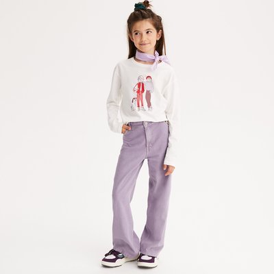 T-shirt manches longues, motif copines LA REDOUTE COLLECTIONS