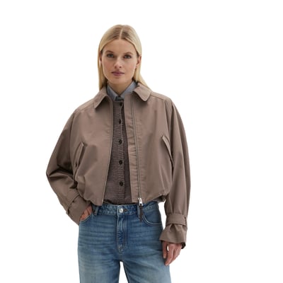 Blouson régulier en mélange de coton organique et de lyocell MARC O'POLO