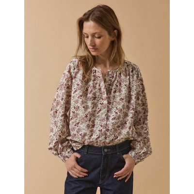 Blouse tissu texturé imprimé Mathilde CYRILLUS