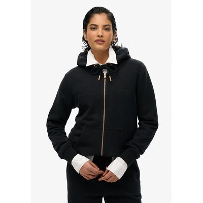 Sweat à capuche zippé à logo Essential SUPERDRY