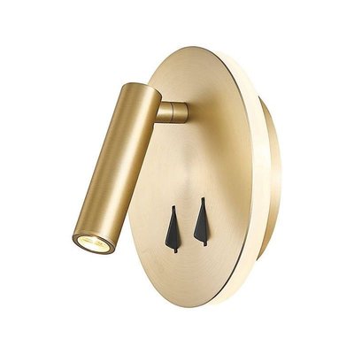 Applique Tête De Lit Cayman Doré A Led MILLUMINE