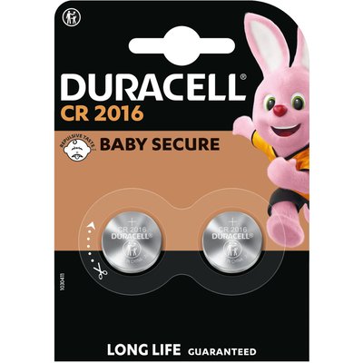 Pile DL/CR 2016, pack de 2 unités DURACELL