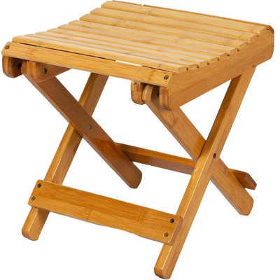 Tabouret pliable bambou 28x28x31cm WADIGA