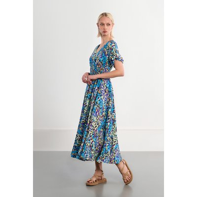 Robe maxi à mulitples volants LILI SIDONIO
