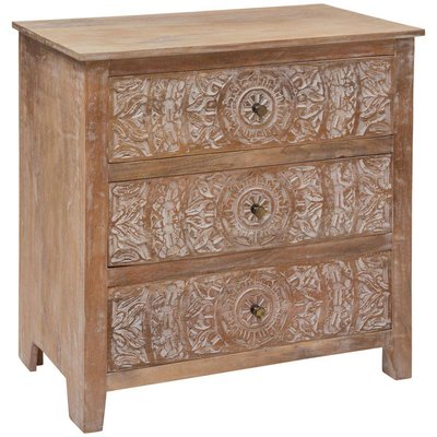 Commode 3 tiroirs bois de manguier SHIREL ATMOSPHERA