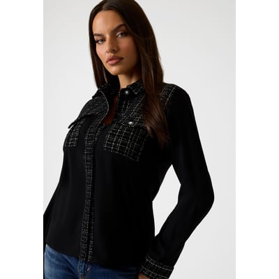 Chemise Tweed Bouclé GUESS