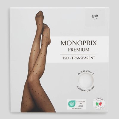 PAIRE DE COLLANTS PLUMETIS PREMIUM MONOPRIX