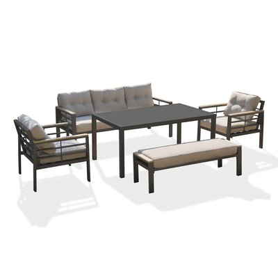 Ensemble repas en aluminium CAYENNE DCB GARDEN