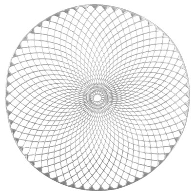 Set de table rond en filigrane ATMOSPHERA