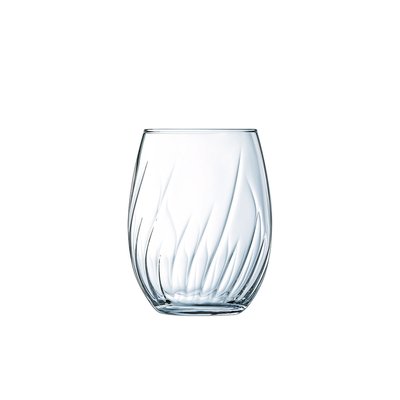 4 verres à eau 36 cl Swirly - Cristal d'Arques CRISTAL D ARQUES